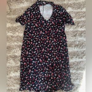 Pull And Bear Floral Dress